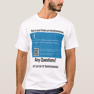 Este é o seu cérebro no T-Shirt transhumanismo