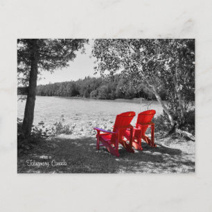 Este é Tobermory, cartão postal do Canadá