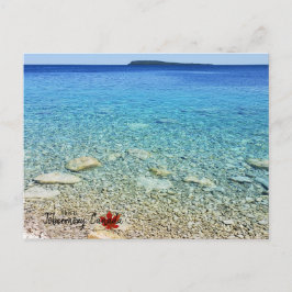 Este é Tobermory, cartão postal do Canadá