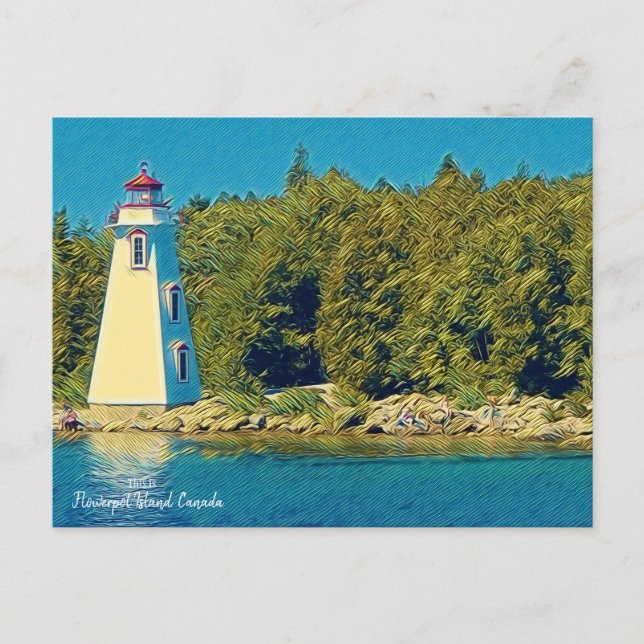 Este é Tobermory, cartão postal do Canadá (Frente)