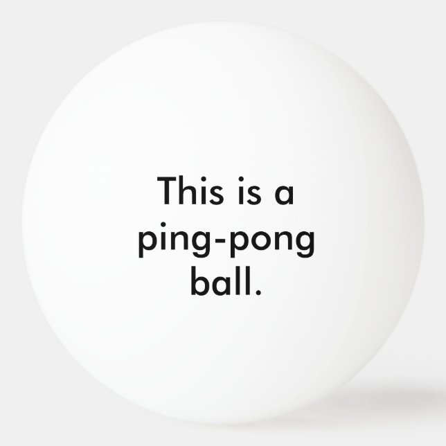 Este é um Bola de ping pong - indique o humor (Frente)
