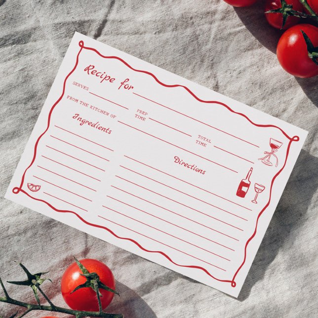 Este é um cartão de receita de Chá de panela (Criador carregado)