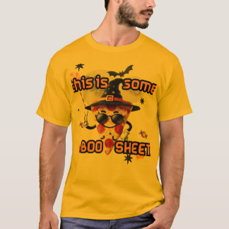 Este é um pouco de folha de boo - Camisa de pizza 