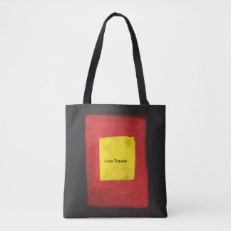 Este é um texto Tote Bag Love design.