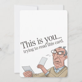 Este É Você Tentando Ler Este Cartão Engraçado Pai