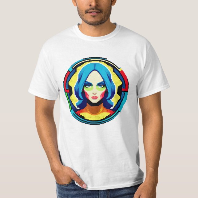 Este estilo Clássico de T-shirt é a faca do Exérci (Frente)
