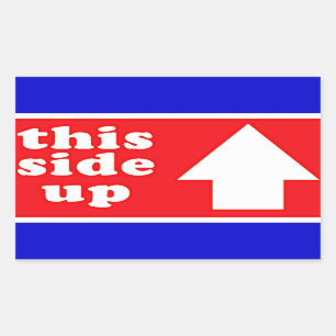 Este lado acima da etiqueta de transporte