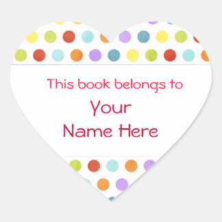 Este Livro Pertence Ao Autocolante Personalizado