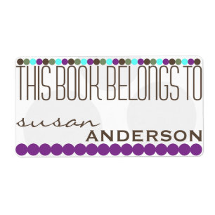 Este Livro Pertence Ao Modelo De Etiquetas