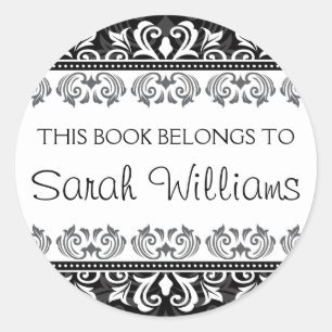 Este livro pertence aos adesivos na moda negro dam