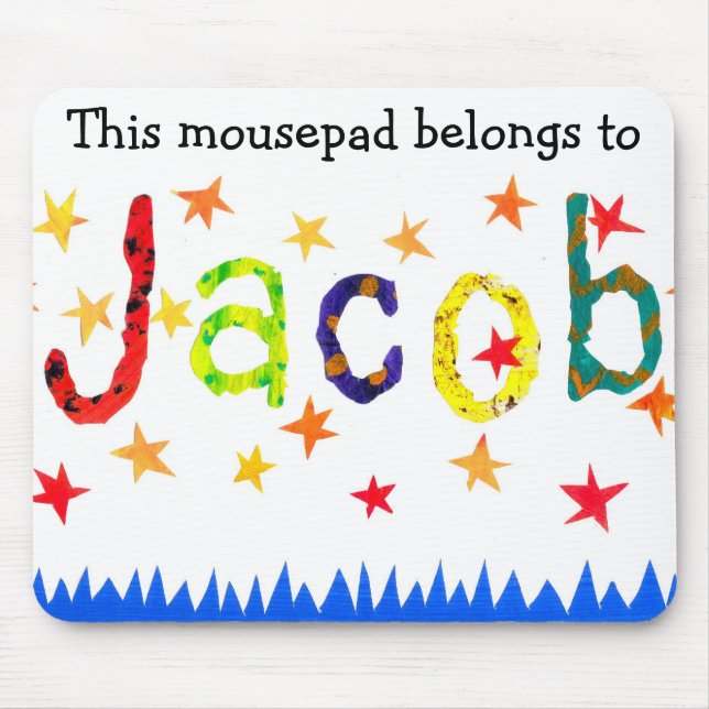 'Este Mousepad pertence ao pudim Jacob' (Frente)
