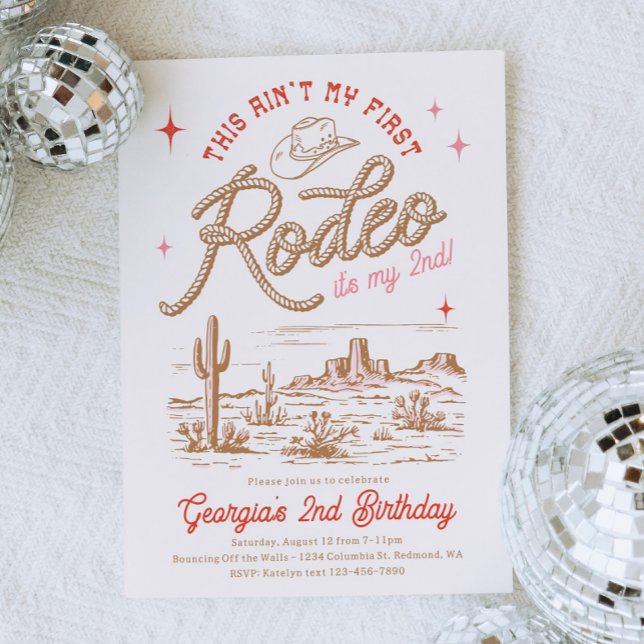 Este não é o meu primeiro convite para rodeios (Criador carregado)