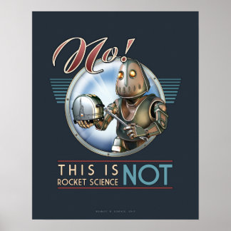Este NÃO é o poster da Rocket Science (16x20")