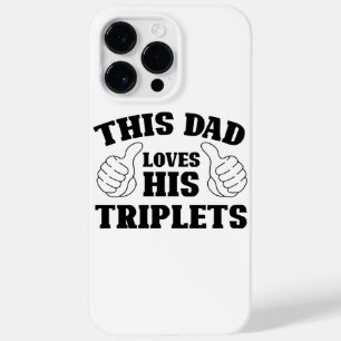 Este Pai ama seus tripletes - presente para Pai co