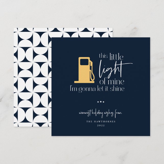 Este Pequeno Gás Ligeiro E Fundido Natal (Frente/Verso)