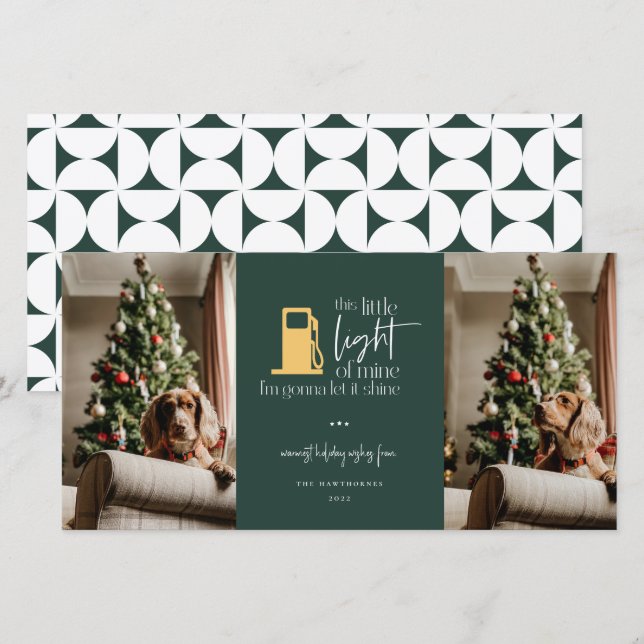 Este Pequeno Natal Engraçado 2 Foto (Frente/Verso)