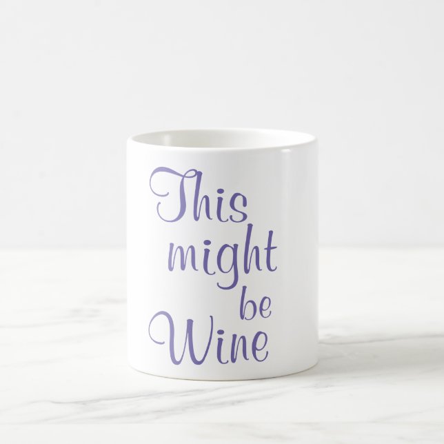 Este pôde ser vinho - caneca de café (Centro)