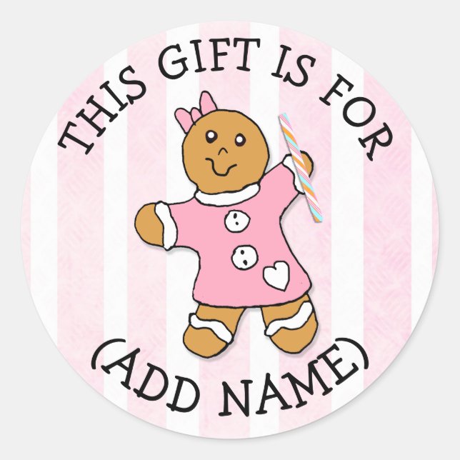 Este presente é para (Adicionar nome) Etiqueta de  (Frente)