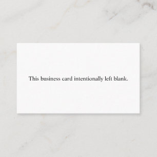 Este vazio intencionalmente deixado do cartão de