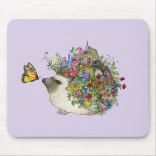 Esteira do rato de Mousepad do ouriço do jardim