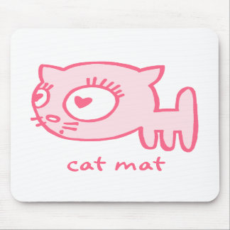 esteira Mousepad do gato do Gato-um-porteiro