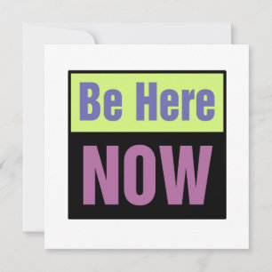 Esteja Aqui Agora Convite