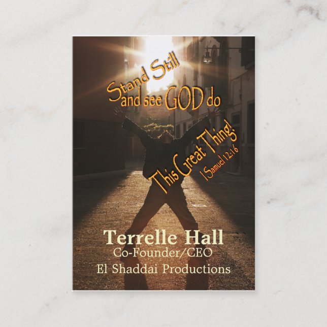 Esteja o cartão de visita imóvel (Frente)