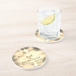 Esteja quieto e saiba que sou Porta copos de Deus