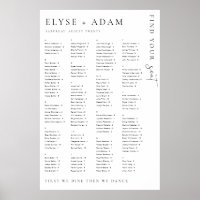 Estelle Modern Minimamente Poster de Assentos Alfa
