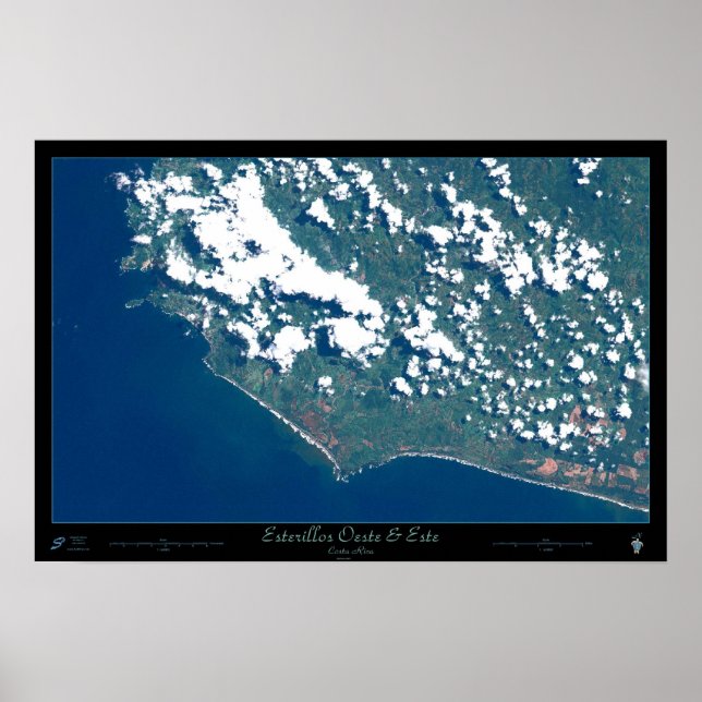 Esterillos Oeste, Costa Rica satellite poster (Frente)