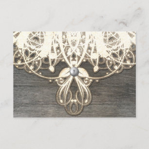 Estes laço do país e cartão rústico de madeira de