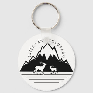 Estes Park Colorado, chaveiro de alce simples