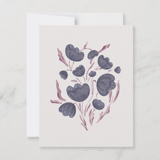 Estética da Flor Roxa Escura (Frente)