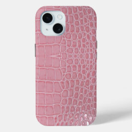 Estética de couro de crocodilo rosa