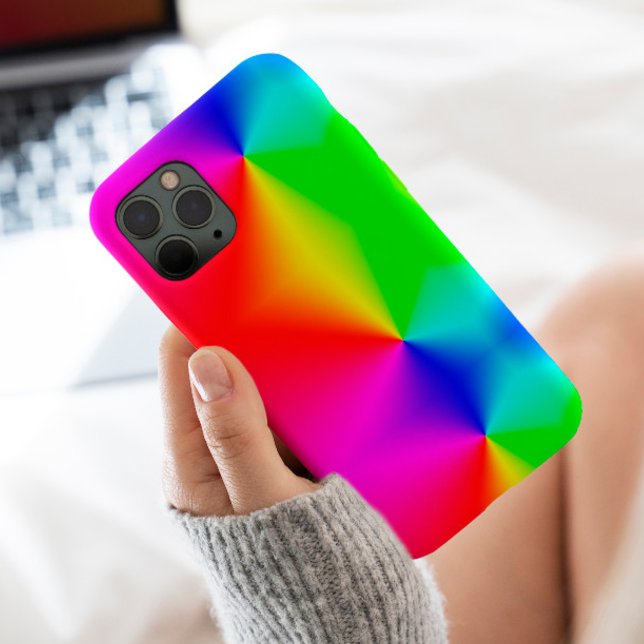 Estética de gradiente espectal colorido na moda (Criador carregado)