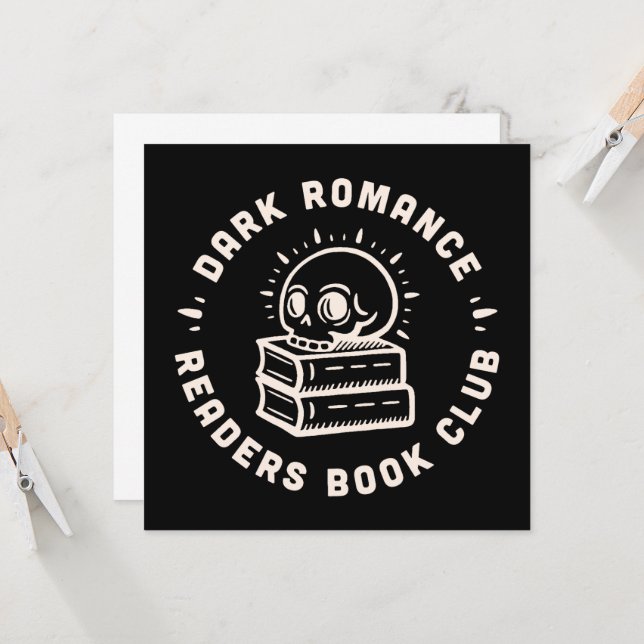 Estética de livros de romance escuro (Frente/Verso In Situ)