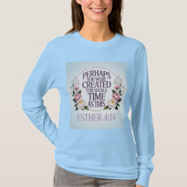 Esther 4:14 Light Blue T-Shirt