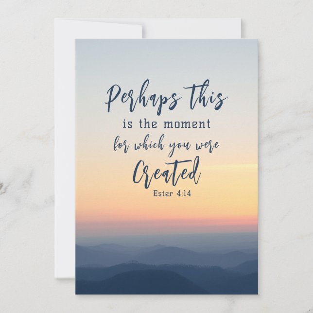 Esther 4 Talvez esta seja a Bíblia do tempo (Frente)