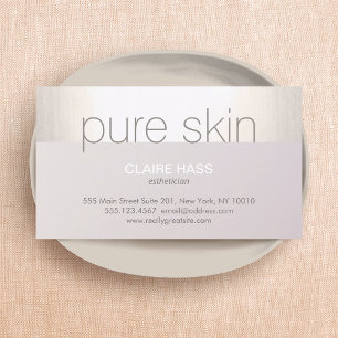 Estheticista Spa Salon Cartão de visita