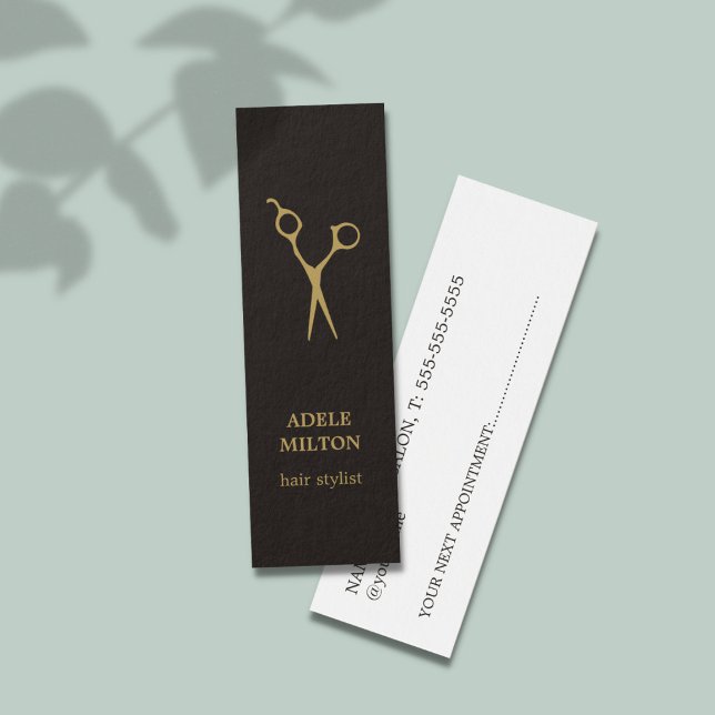 Estilista de Cabelos Elegantes Minimalista (Criador carregado)