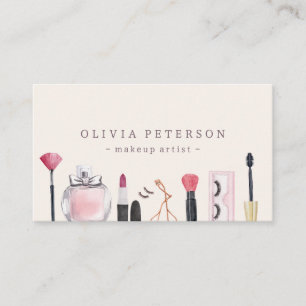 Estilista de maquilhagem, Cartão de visita de aqua