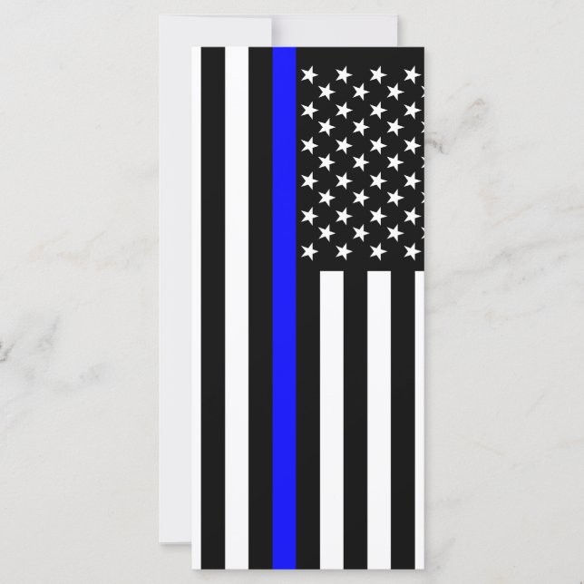 Estilo Americano Thin Blue Line (Frente)