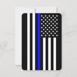 Estilo Americano Thin Blue Line