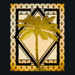 Estilo antigo Art Deco Palm Poster<br><div class="desc">Se você optar por fazer o download, a sua loja Walgreen local fará posters de conselho do seu download em tamanhos diferentes e em várias texturas a um preço muito bom. Às vezes com desconto. Uma dica do meu amigo dos EUA. Para o Reino Unido, veja "Digital Printing" (Impressão digital)...</div>