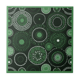 Estilo artístico original verde 6 de 9 Azulejos ce
