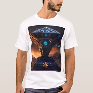 Estilo Azteca T-Shirts em 3D - Negrito, Artístico 