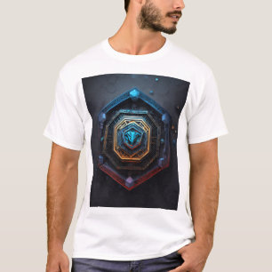 Estilo Azteca T-Shirts em 3D - Negrito, Artístico 