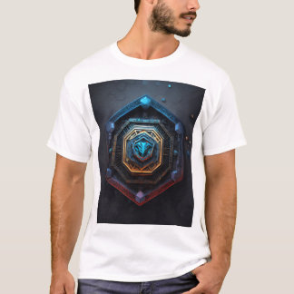 Estilo Azteca T-Shirts em 3D - Negrito, Artístico