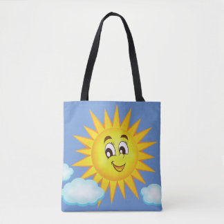 Estilo: Bandeja Tote All-Over-Impressão, Média