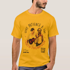 Estilo básico de T-Shirt Dourado